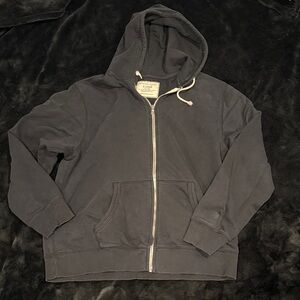 Old Navy Men's Charcoal Zip-Up Hoodie